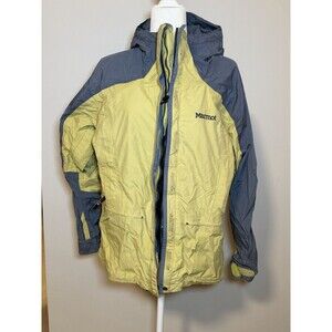 Marmot Women’s Ski Jacket Shell Size Large Lime Green & Gray